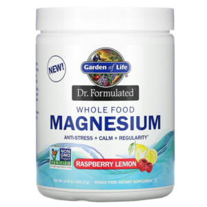 Mua Garden of Life Dr. Formulated Whole Food Magnesium Powder Raspberry Lemon 14.9 oz 421.5 g giảm giá rẻ Hà nội TPHCM
