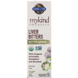 Mua Garden of Life MyKind Organics Liver Bitters Detox Spray 2 oz 58 ml giảm giá rẻ Hà nội TPHCM
