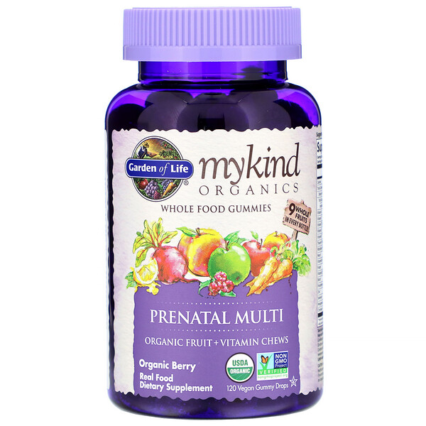 Garden of Life MyKind Organics Prenatal Multi Organic Berry 120 Vegan Gummy Drops 1 Mua Garden of Life MyKind Organics Prenatal Multi Berry 120 Vegan Gummy Drops giảm giá rẻ Hà nội TPHCM