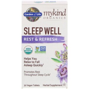 Mua Garden of Life MyKind Organics Sleep Well Rest & Refresh 30 Vegan viên giảm giá rẻ Hà nội TPHCM