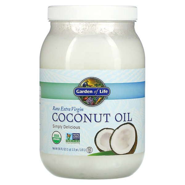 Garden of Life Raw Extra Virgin Coconut Oil 56 fl oz (1.6 l) 3 Mua Garden of Life Raw Extra Virgin Coconut Oil 56 oz 1.6 l giảm giá rẻ Hà nội TPHCM