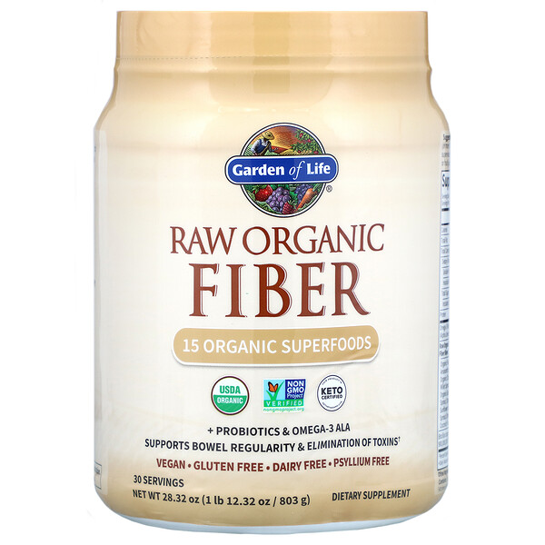 Mua Garden of Life RAW Organic Fiber 1 lb 803 g giảm giá rẻ Hà nội TPHCM