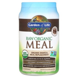 Garden of Life RAW Organic Meal Shake & Meal Replacement Chocolate Cacao 2 lb 4 oz (1.017 g) 658010115933