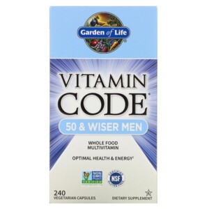 Mua Garden of Life Vitamin Code 50 & Wiser Men Whole Food Multivitamin 240 viên giảm giá rẻ Hà nội TPHCM