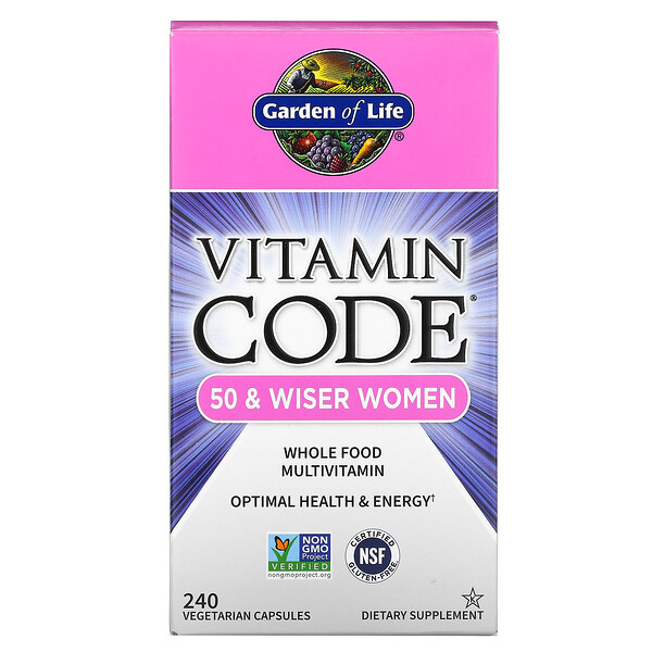 Mua Garden of Life Vitamin Code 50 & Wiser Women Whole Food Multivitamin 240 viên giảm giá rẻ Hà nội TPHCM