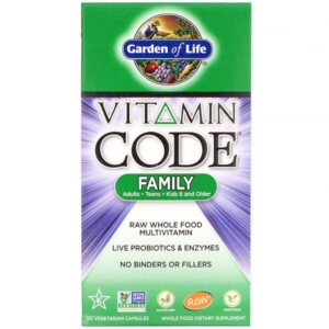 Mua Garden of Life Vitamin Code Family RAW Whole Food Multivitamin 120 viên giảm giá rẻ Hà nội TPHCM