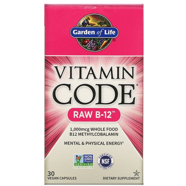 Mua Garden of Life Vitamin Code RAW B-12 30 Vegan viên giảm giá rẻ Hà nội TPHCM