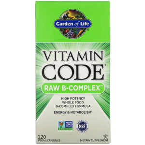 Mua Garden of Life Vitamin Code RAW B-Complex 120 Vegan viên giảm giá rẻ Hà nội TPHCM