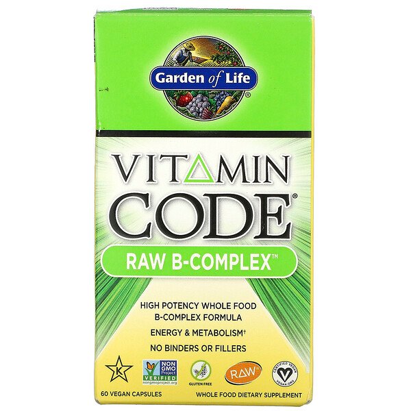 Mua Garden of Life Vitamin Code RAW B-Complex 60 Vegan viên giảm giá rẻ Hà nội TPHCM