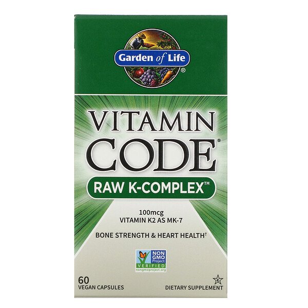 Garden of Life Vitamin Code RAW K-Complex 60 Vegan Capsules 3 Mua Garden of Life Vitamin Code RAW K-Complex 60 Vegan viên giảm giá rẻ Hà nội TPHCM