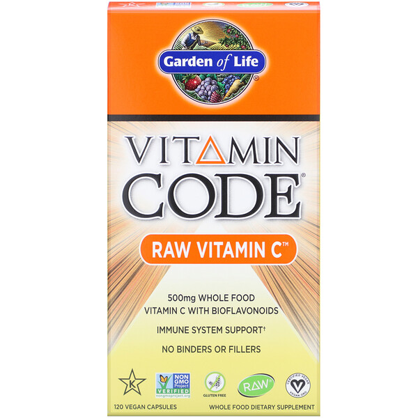 Mua Garden of Life Vitamin Code RAW Vitamin C 500 mg 120 Vegan viên giảm giá rẻ Hà nội TPHCM