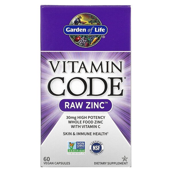 Mua Garden of Life Vitamin Code RAW Zinc 60 Vegan viên giảm giá rẻ Hà nội TPHCM