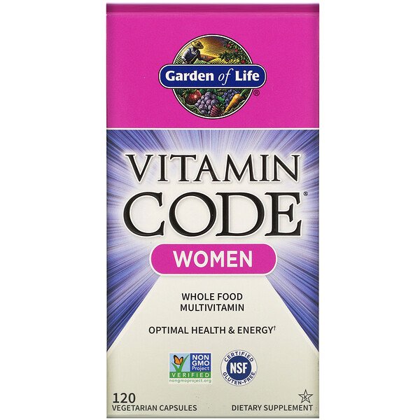 Mua Garden of Life Vitamin Code Whole Food Multivitamin for Women 120 viên giảm giá rẻ Hà nội TPHCM