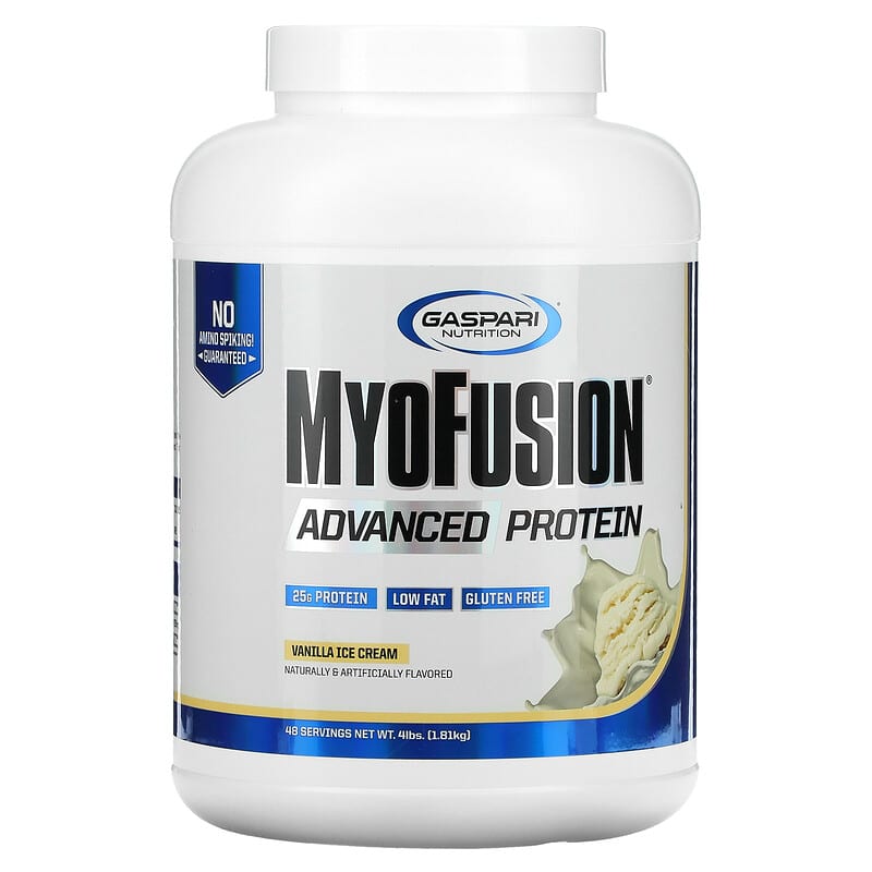 Gaspari Nutrition MyoFusion Advanced Protein Vanilla Ice Cream 4 lbs (1.81 kg) 3 Gaspari Nutrition MyoFusion Advanced Protein Vanilla Ice Cream 4 lbs (1.81 kg) 646511022447