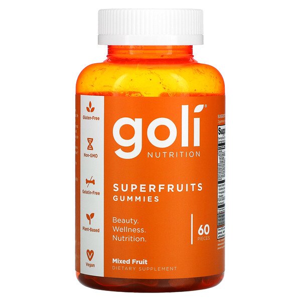Mua Goli Nutrition Superfruit Gummies Mixed Fruit 60 Pieces giảm giá rẻ Hà nội TPHCM