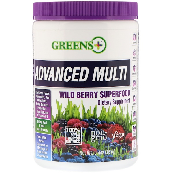 Mua Greens Plus Advanced Multi Wild Berry Superfood 9.4 oz 267 g giảm giá rẻ Hà nội TPHCM