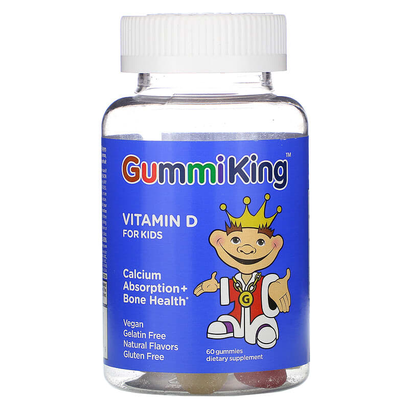 GummiKing Vitamin D for Kids 60 Gummies 3 GummiKing Vitamin D for Kids 60 Gummies 835776001599
