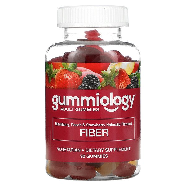 Mua Gummiology Fiber Gummies Natural Peach Strawberry & Blackberry Flavors 90 Gummies giảm giá rẻ Hà nội TPHCM