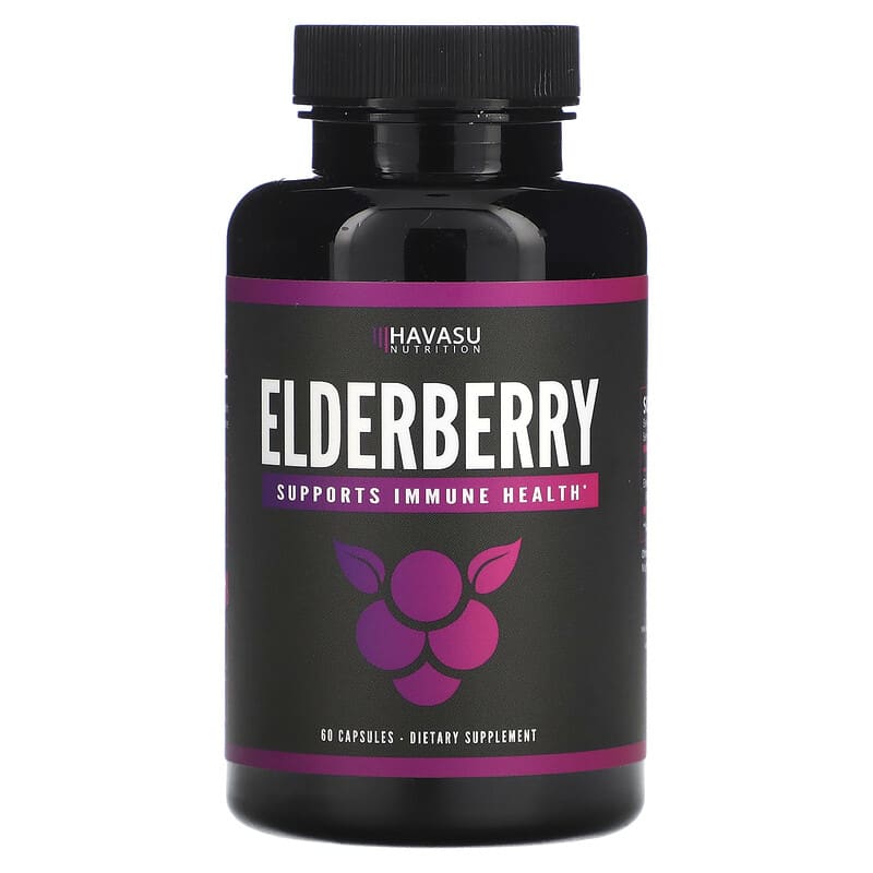 Havasu Nutrition Elderberry 60 viên 6 havasu nutrition elderberry 60 capsules 100231