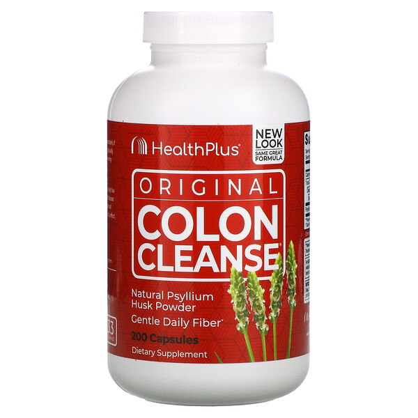 Health Plus Original Colon Cleanse 200 viên 3 health plus original colon cleanse 200 capsules 3673