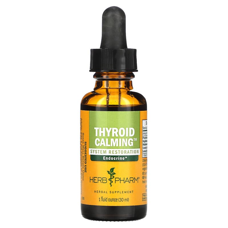 Herb Pharm Thyroid Calming 1 oz (30ml) 6 herb pharm thyroid calming 1 fl oz 30 ml 14102