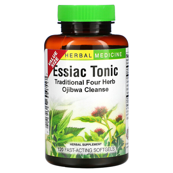 Herbs Etc. Essiac Tonic 120 Fast-Acting Softgels 3 herbs etc essiac tonic 120 fast acting softgels 18163