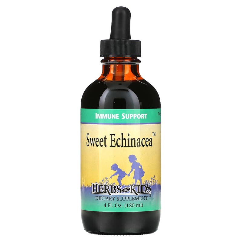 Herbs for Kids Sweet Echinacea 4 oz (120ml) 6 herbs for kids sweet echinacea 4 fl oz 120 ml 18519