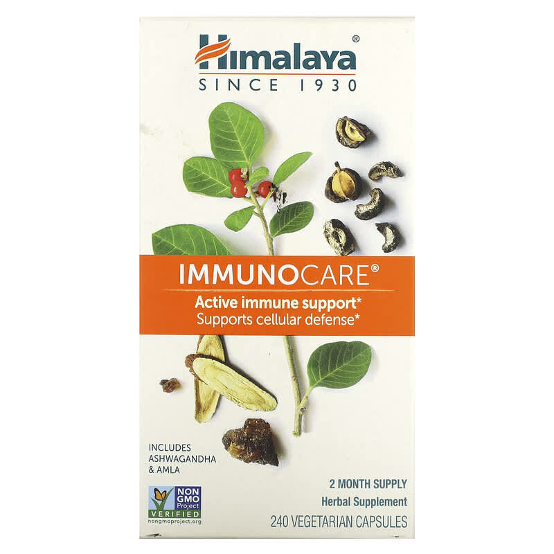Himalaya ImmunoCare 240 viên 6 himalaya immunocare 240 vegetarian capsules 3703