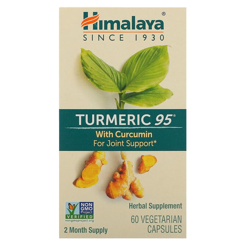 Himalaya Turmeric 95 with Curcumin 60 Vegetarian Capsules 3 Himalaya Turmeric 95 with Curcumin 60 Vegetarian Capsules 605069425018
