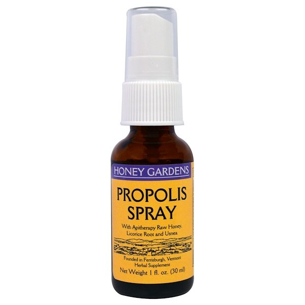 Honey Gardens Propolis Spray 1 oz (30 ml) 3 honey gardens propolis spray 1 fl oz 30 ml 13024