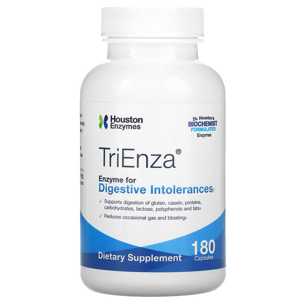 Houston Enzymes TriEnza Enzyme For Digestive Intolerances 180 viên 3 houston enzymes trienza enzyme for digestive intolerances 180 capsules 43336
