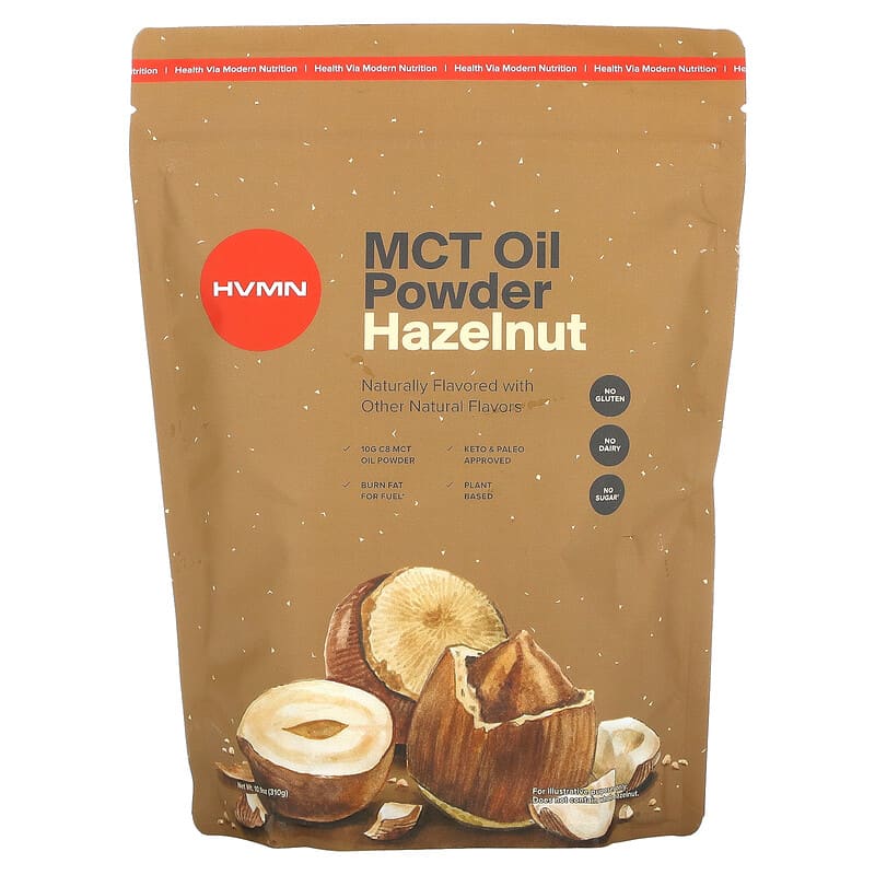 HVMN MCT Oil Powder Hazelnut 10.9 oz (310 g) 3 HVMN MCT Oil Powder Hazelnut 10.9 oz (310 g) 850632006464