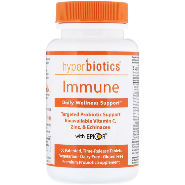 Hyperbiotics Immune Daily Wellness Support 60 Time-Release viên 3 hyperbiotics immune daily wellness support 60 time release tablets 67305