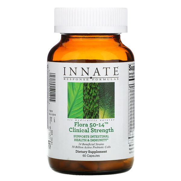 Innate Response Formulas Flora 50-14 Clinical Strength 60 viên (Ice) 3 innate response formulas flora 50 14 clinical strength 60 capsules ice 30892