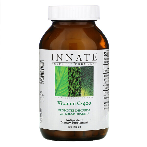 Innate Response Formulas Vitamin C-400 180 viên 3 innate response formulas vitamin c 400 180 tablets 39333