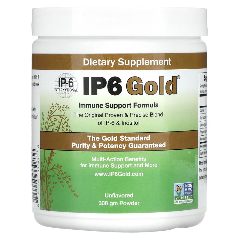 IP-6 International IP6 Gold Immune Support Formula Powder Unflavored 308 g 6 ip 6 international ip6 gold immune support formula powder unflavored 308 g 104667