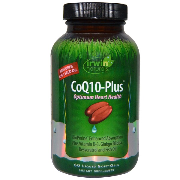 Mua Irwin Naturals CoQ10-Plus 60 Liquid Soft-Gels giảm giá rẻ Hà nội TPHCM