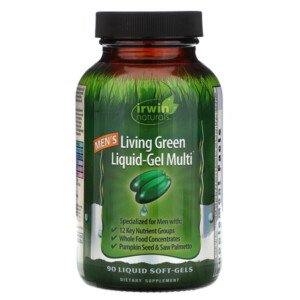 Mua Irwin Naturals Men's Living Green Liquid-Gel Multi 90 Liquid Soft-Gels giảm giá rẻ Hà nội TPHCM