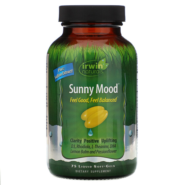 Mua Irwin Naturals Sunny Mood 75 Liquid Soft-Gels giảm giá rẻ Hà nội TPHCM