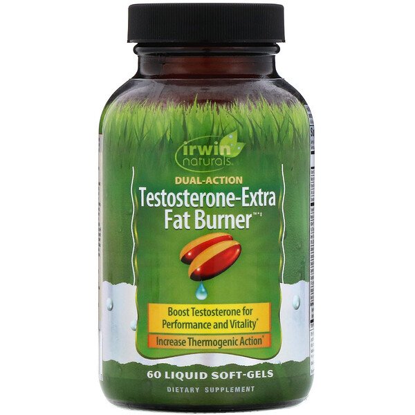 Irwin Naturals Testosterone-Extra Fat Burner 60 Liquid Soft-Gels 6 irwin naturals testosterone extra fat burner 60 liquid soft gels 92304