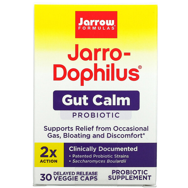 Jarrow Formulas Jarro-Dophilus Gut Calm 30 Delayed Release viên 3 jarrow formulas jarro dophilus gut calm 30 delayed release veggie caps 106236