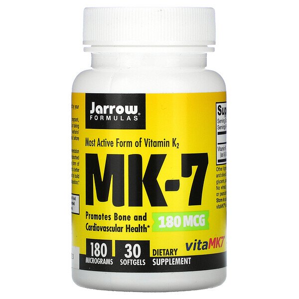 Mua Jarrow Formulas MK-7 Most Active Form of Vitamin K2 180 mcg 30 Softgels giảm giá rẻ Hà nội TPHCM