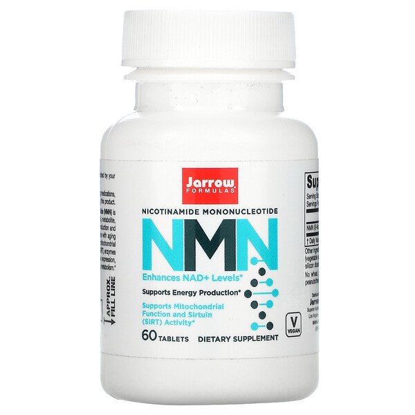 Jarrow Formulas NMN Nicotinamide Mononucleotide 60 viên 2 jarrow formulas nmn nicotinamide mononucleotide 60 tablets 104457
