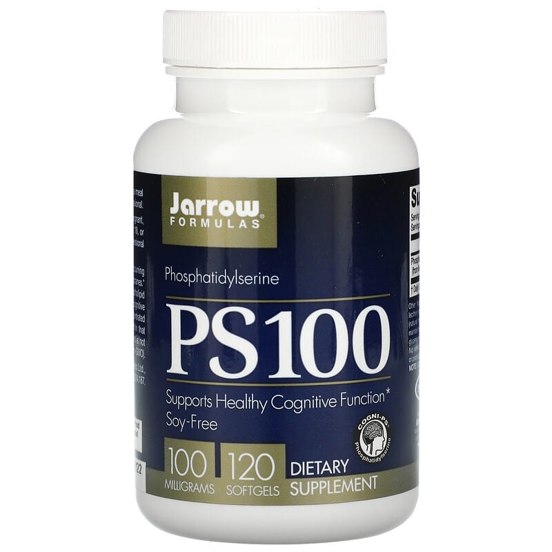 Jarrow Formulas PS 100 Phosphatidylserine 100 mg 120 Softgels 3 jarrow formulas ps 100 phosphatidylserine 100 mg 120 softgels 78110