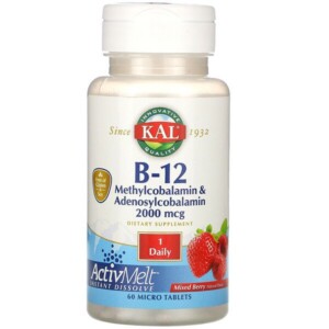 Mua KAL B-12 Methylcobalamin & Adenosylcobalamin Mixed Berry 2