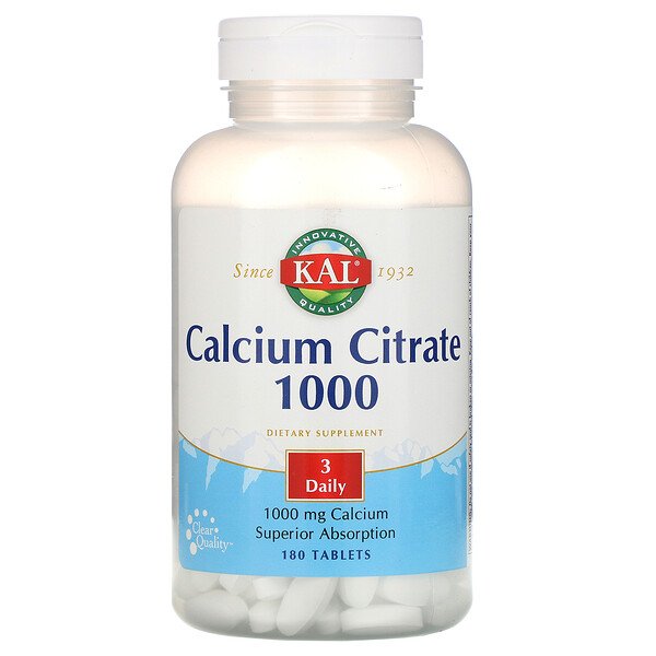 Mua KAL Calcium Citrate 1000 1000 mg 180 viên giảm giá rẻ Hà nội TPHCM