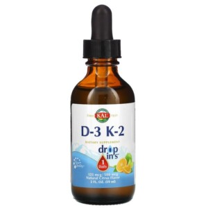 Mua KAL D-3 K-2 Drop Ins Natural Citrus 2 oz 59 ml giảm giá rẻ Hà nội TPHCM