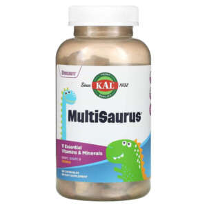 KAL Dinosaurs MultiSaurus Berry Grape & Orange 180 Chewables 021245134633