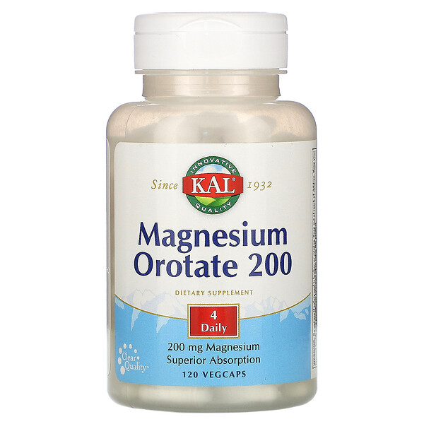KAL Magnesium Orotate 200 50 mg 120 Vegcaps 2 Mua KAL Magnesium Orotate 200 200 mg 120 Vegcaps giảm giá rẻ Hà nội TPHCM