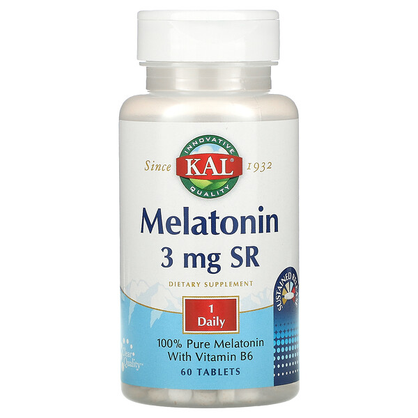 Mua KAL Melatonin SR with Vitamin B6 3 mg 60 viên giảm giá rẻ Hà nội TPHCM